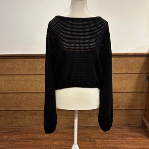 Altar'd State Black Knit Sweater